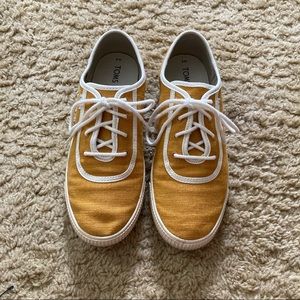 Sunflower Yellow Toms Carmel Topanga Sneakers